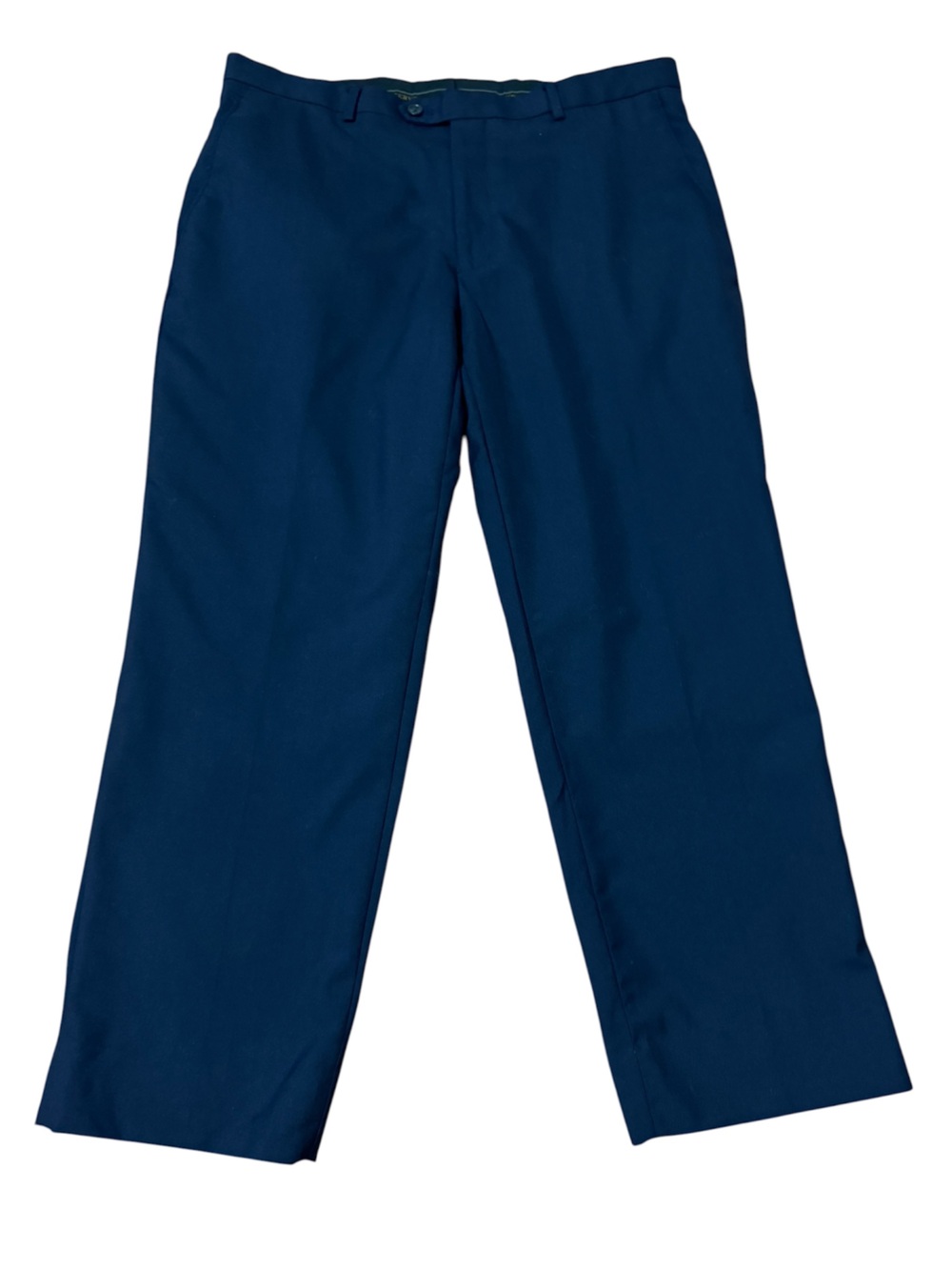 Reserve Men’s Navy Straight-Leg Pants Size:36R
